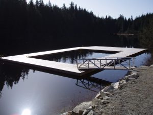 Swimming Dock at Loon Lake Research and Education Centre